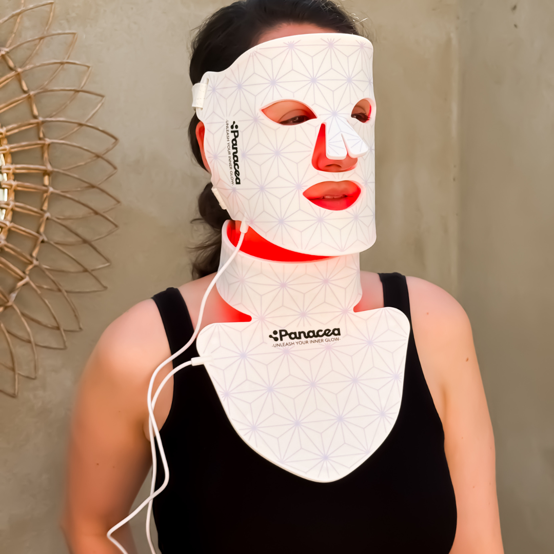 LED-Hals- und Dekolleté-Therapie