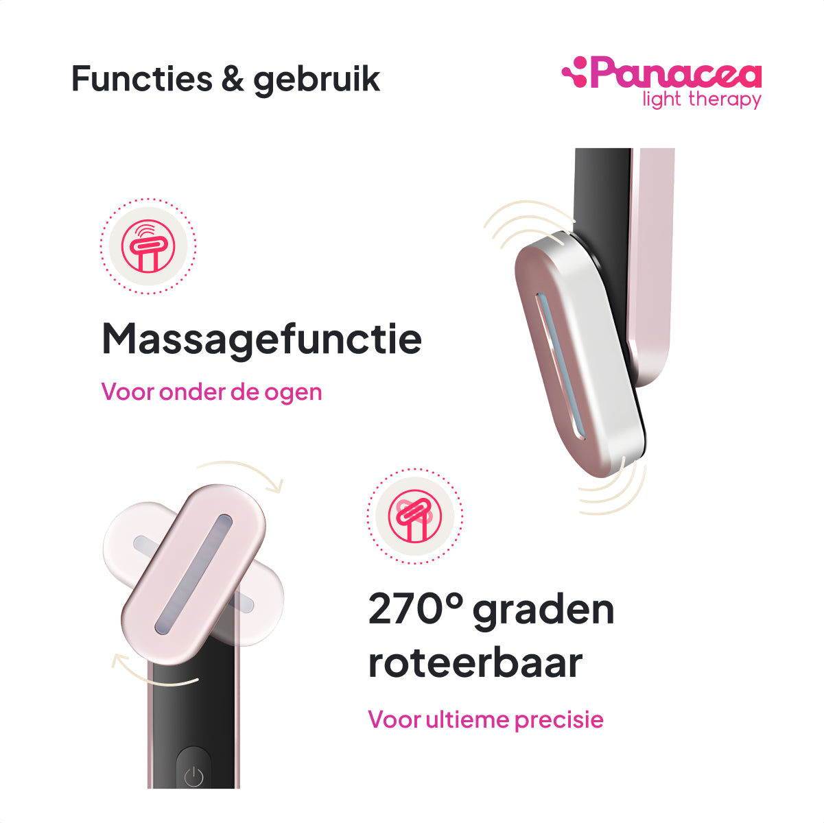 4-in-1-Hautpflege-Rotlicht-Therapiestab